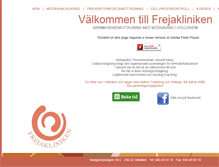 Tablet Screenshot of frejakliniken.se